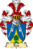v.23 Coat of Family Arms from Germany for Reis