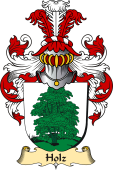 v.23 Coat of Family Arms from Germany for Holz