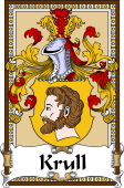 German Coat of Arms Wappen Bookplate  for Krull