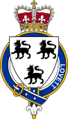 Families of Britain Coat of Arms Badge for: Lovett (England)