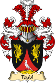 v.23 Coat of Family Arms from Germany for Teubl