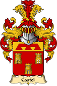French Family Coat of Arms (v.23) for Castel
