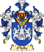 Irish Family Coat of Arms (v.25a) O'Kelly