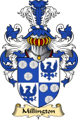 English Coat of Arms (v.23) for the family Millington