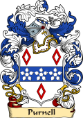 English or Welsh Family Coat of Arms (v.23) for Purnell (Wickwar, Gloucestershire)