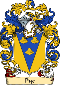 English or Welsh Family Coat of Arms (v.23) for Pye (London)