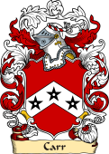 English or Welsh Family Coat of Arms (v.23) for Carr