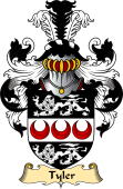 English Coat of Arms (v.23) for the family Tyler I