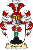v.23 Coat of Family Arms from Germany for Goeckel