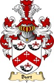 English Coat of Arms (v.23) for the family Burt