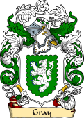 English or Welsh Family Coat of Arms (v.23) for Gray