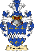 English Coat of Arms (v.23) for the family Barnston