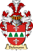 v.23 Coat of Family Arms from Germany for Dickmann