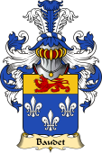 French Family Coat of Arms (v.23) for Baudet