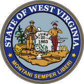 US State Seal for West Virginia-1863