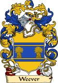English or Welsh Family Coat of Arms (v.23) for Weever (or Weaver Surrey)