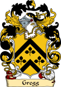 English or Welsh Family Coat of Arms (v.23) for Gregg