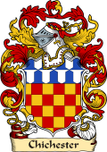 English or Welsh Family Coat of Arms (v.23) for Chichester
