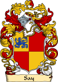 English or Welsh Family Coat of Arms (v.23) for Say (Suffolk, and Tilney, Norfolk)