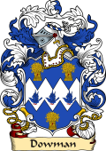 English or Welsh Family Coat of Arms (v.23) for Dowman (Yorkshire)