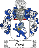 Araldica Italiana Coat of arms used by the Italian family Fera