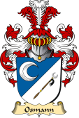 v.23 Coat of Family Arms from Germany for Osmann