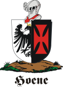 German shield on a mount for Hoene