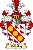 English Coat of Arms (v.23) for the family Wortley