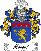 Araldica Italiana Coat of arms used by the Italian family Monari