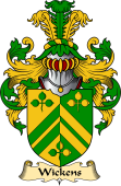 English Coat of Arms (v.23) for the family Wickens or Wiggins