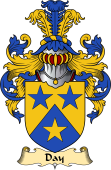 English Coat of Arms (v.23) for the family Day