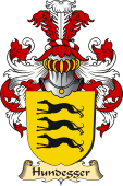 v.23 Coat of Family Arms from Germany for Hundegger