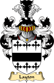 English Coat of Arms (v.23) for the family Layton I