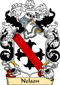English or Welsh Family Coat of Arms (v.23) for Nelson