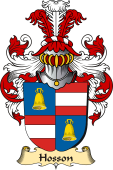 v.23 Coat of Family Arms from Germany for Hosson