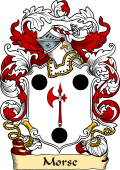 English or Welsh Family Coat of Arms (v.23) for Morse (Ref Berry)