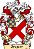 English or Welsh Family Coat of Arms (v.23) for Gregson (Derbyshire)