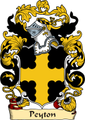 English or Welsh Family Coat of Arms (v.23) for Peyton