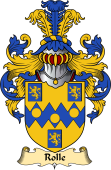 English Coat of Arms (v.23) for the family Rolle
