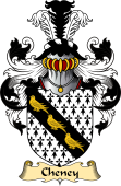 English Coat of Arms (v.23) for the family Cheney