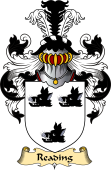 English Coat of Arms (v.23) for the family Reading or Reding