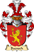 v.23 Coat of Family Arms from Germany for Baensch