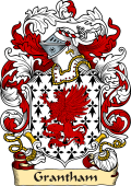 English or Welsh Family Coat of Arms (v.23) for Grantham (Essex, Galtho, Lincolnshire, 1328)