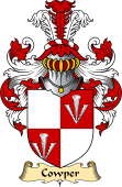 English Coat of Arms (v.23) for the family Cowper