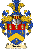 English Coat of Arms (v.23) for the family Swain or Swayne