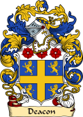English or Welsh Family Coat of Arms (v.23) for Deacon (London)