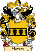 English or Welsh Family Coat of Arms (v.23) for Havers (Norfolk, and London, 1634)