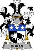 Irish Coat of Arms for Doran or O'Doran