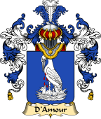 French Family Coat of Arms (v.25) Amour (d')