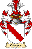 English Coat of Arms (v.23) for the family Colepeper or Culpeper